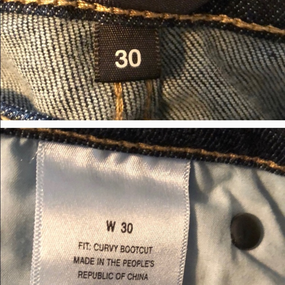 Else Curvy Bootcut Dark Wash Jeans